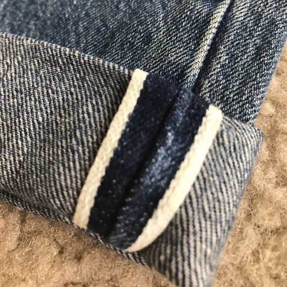 ✨LAST1 sz24 NWT Levi’s 501 CT Selvedge crop jean - Picture 6 of 7
